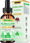 1000mg Irish Sea Moss Drops Black Seeds Oil, Bladderwrack, Burdock Root, Vitamin C and Zinc, 98 Essential Minerals Seamoss Supplement for Immune, ...