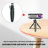 Mini Desktop Tripod Stand with 6.3 inch Universal 1/4 Screw Ballhead for Projectors, DSLR Cameras, Webcams, Smartphones, and Selfie Sticks - Black...