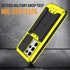 MIYI for Samsung Galaxy S21 Ultra Case, Aluminum Metal Gorilla Glass Waterproof Shockproof Military Heavy Duty Sturdy Protector Cover Hard Case fo...