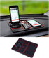 Non-slip Phone Pad for 4-in-1 Car, 2023 New Cool Glow in the Dark Car Dashboard Phone Mat with Temporary Car Parking Card Number Plate and Aromath...