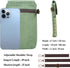 WITERY Small Canvas Cell Phone Purse Wallet- Handmade Cute Cross Body Phone Purse with Adjustable Shoulder Strap...