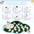 24pcs Mini Cows Figurines, Cute Miniature Cows 6 Styles Tiny Resin Animals Micro Moss Landscape Ornaments Little Toy for Dollhouse DIY Fairy Craft...