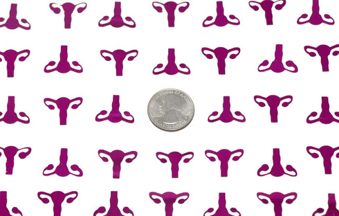 ROFLmart Metallic Pink Uterus Confetti Party Decoration (1)...