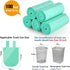 AYOTEE Small Trash Bags with Handles,100 Counts Small Biodegradable Trash Bags 4 Gallon Trash Bags, Unscented Strong Small Garbage Bags 15 Liter W...