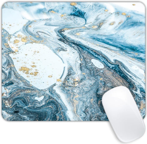 Blue and White Spiral Marble Mouse pad Customized Mousepad Non-Slip Rubber Base Mouse Pads for Computers Laptop Office Desk Accessories Mouse pad...