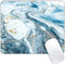Blue and White Spiral Marble Mouse pad Customized Mousepad Non-Slip Rubber Base Mouse Pads for Computers Laptop Office Desk Accessories Mouse pad...