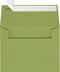LUXPaper A2 Invitation Envelopes | Peel & Press | 4 3/8" x 5 3/4" | Avocado Green | 70lb. Text | 50 Qty...