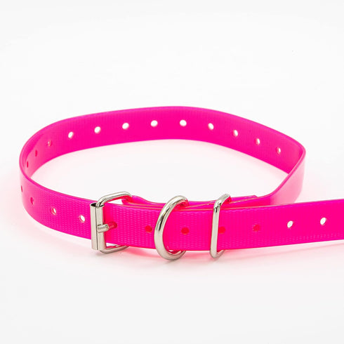 Replacement ¾” Collar Strap Bands with Double Buckle Loop for All Brands of Pet Shock Bark e Collars and Fences....