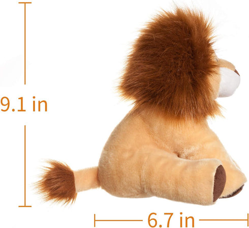 Apricot Lamb Toys Plush Brown Roar Lion Stuffed Animal Soft Cuddly Perfect for Child (Brown Lion ?9 Inches)...