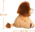 Apricot Lamb Toys Plush Brown Roar Lion Stuffed Animal Soft Cuddly Perfect for Child (Brown Lion ?9 Inches)...