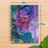 Designer Greetings, Designer Papers Flex Cover Journal with Elastic Band, “Grace, Grit, Gratitude” Purple and Blue Marble - 320 Pages (6” x 8.25”)...
