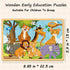 Puzzles for Kids Ages 4-6 Years Old, 4 Pack 24 PCs Jigsaw Puzzles Preschool Educational Brain Teaser Boards Toys Gifts Toddlers Children, Wooden p...