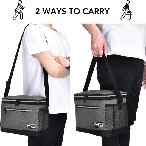 Tirrinia Insulated Lunch Box for Men/Women, Leakproof Lunch Bag for School Work, Large Lunch Tote Kids Boys Girls Student Back to School, Soft Coo...
