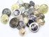 12 Piece Metal Blazer Button Set - for Blazer, Suits, Sport Coat, Uniform, Jacket 25mm (Gold)...