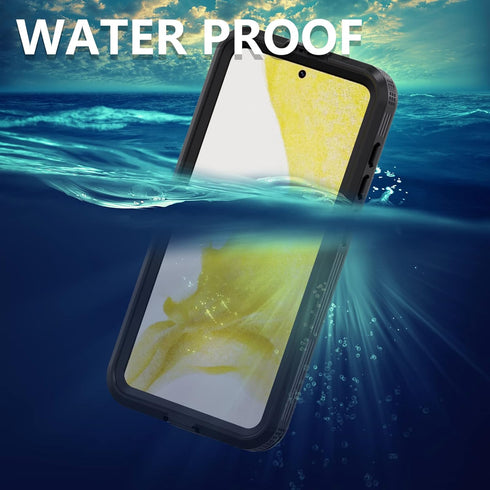 Samsung Galaxy S23 Case, Waterproof Built-in Screen Protector Full Body Protection Heavy Duty Shockproof Anti-Scratched Rugged Polyethylene Case f...