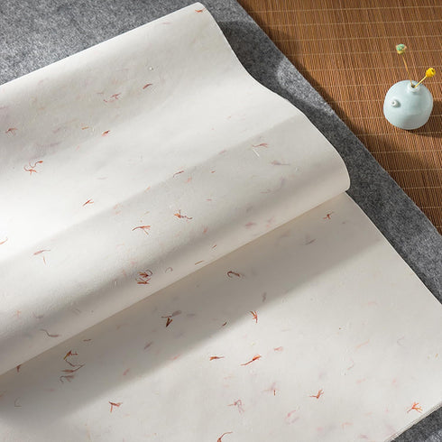 Acidea Mulberry Paper Sheets, 50 Sheets 11.8 x 15.7inch Mulberry Paper for Decoupage, Natural Fiber Rice Paper with Petal, Art Tissue Washi Paper ...