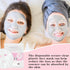 300 Sheets Facial Plastic Mask Disposable Facial Sheet Mask Transparent Face Mask Sheets for Skin Care DIY Spa Mask Moisture Retention...