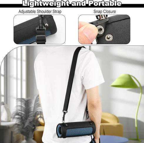 TXEsign Hard Travel Speaker Cover Compatible with Sony SRS-XB23 Extra BASS Wireless Bluetooth Speaker, EVA Carrying Case Cover Portable Protective...