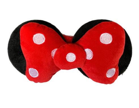 The Crème Shop x Disney Plush Headband w/ Minnie Mouse Signature Bow, Spa Headband for Washing Face, Skincare Headbands (Minnie Mouse)...