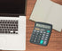 Calculator, BESTWYA Dual Power Handheld Desk Calculator with 12 Digit Large LCD Display Big Sensitive Button (1 Black & 1 Silver)...