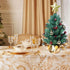 24 Inch Tabletop Mini Christmas Tree, Miniature Pine Christmas Tree with Hanging Ornaments, Battery Operated Artificial Xmas Tree, Best DIY Christ...
