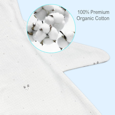 Sense-U Swaddle Blanket Adjustable Original Infant Baby Wrap Soft Cotton Star Floral Print (0-3m) (Penguin, Small)...