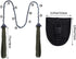 Pocket Chainsaw with Paracord Handle, Folding Chain Hand Saw, Emergency Outdoor Survival Gear for Camping, Hunting, Hiking, Cutting Wood & Tree (A...