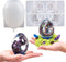 3D Dragon Egg Resin Molds Silicone, Dragon Silicone Mold Set for Epoxy Resin Casting, Ornament Keychain Cute Mold, DIY Resin Candle Concrete Cemen...