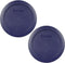 Pyrex 7200-PC 2 Cup Dark Blue Round Storage Lids - Original Genuine Pyrex Lids - 2 Pack...