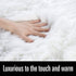 LOCHAS Deluxe Super Soft Fluffy Shaggy Home Decor Faux Sheepskin Rug for Bedroom Floor Sofa Chair, Chair Cover Seat Pad Couch Pad Area Carpet, 2ft...