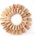 30PCS Mini wooden spoon Set For Mini bath salt, candy , washing powder Baby Spoon?3 inches long?by sansheng...