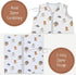 Sleep Sack, 100% Organic Cotton Baby Sleep Sack, 0.5 TOG Sleep Sack Lightweight, 2-Way Zipper Toddler Sleep Sack Soft, 6-12 Months Newborn Sleep S...
