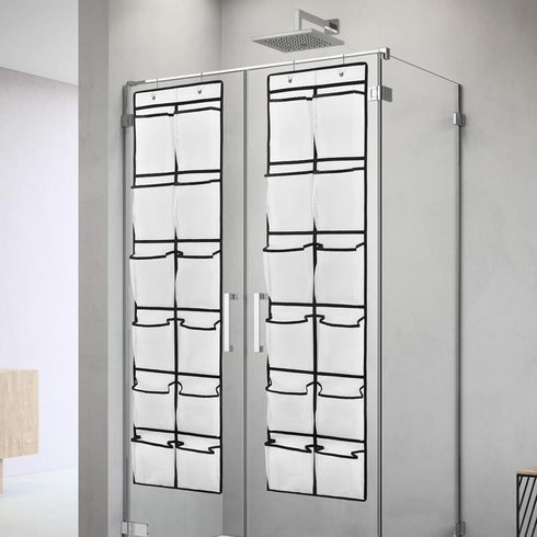 2PK 12 Large Pockets Over Door Hanging Shoe Organizer...