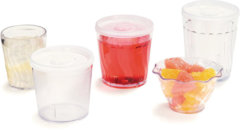 Carlisle FoodService Products Plastic Dessert Dish, 5 Ounces, Clear (Pack of 24)...