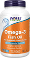 NOW Supplements, Omega-3 180 EPA / 120 DHA, Enteric Coated, Cardiovascular Support*, 180 Softgels...