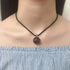 Jovivi Unique Design Glass Universe Ball Necklace Galaxy Planet Pendant Nebula Ribbon Vortex Cosmos Series...