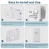 20Pcs Outlet Covers Baby Proofing Adhesive Baby Safety Plug Covers for Electrical Outlets Sliding-Lock Child Proof Outlet Cover Wall Socket Covers...