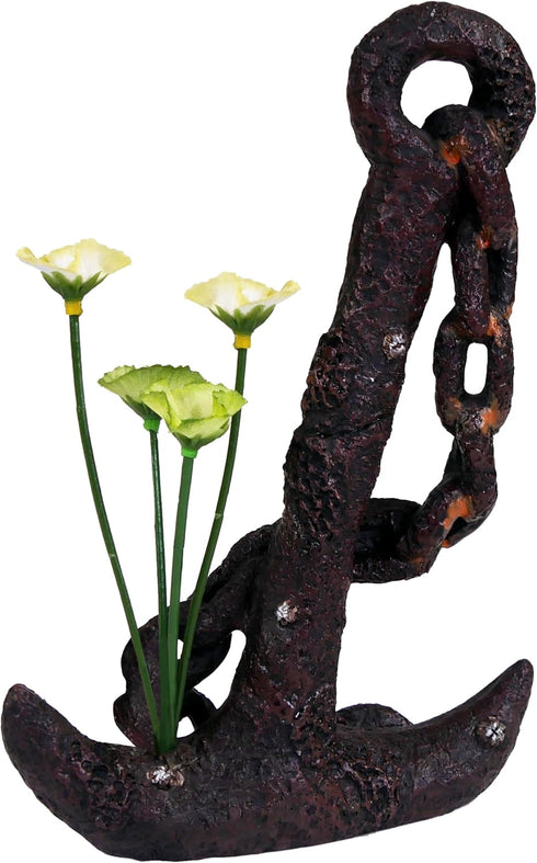 Penn-Plax Anchor with Plant Aquarium Decoration, Medium (RR801)...