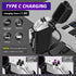 LcFun Arc Lighter Waterproof Electric Lighter USB Type C Rechargeable Lighter Dual Arc Plasma Lighter Flameless Windproof Lighter with Flashlight ...