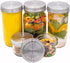 Mason Jar Lifestyle 5 Pack Stainless Steel Storage Lids with Platinum Silicone Liners for Wide Mouth Jars – Heavy Duty Caps for Mason Jars – Airti...