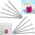 10PCS Candle Making Supply Accessory DIY Candle Making Tool Metal Wick Holder Wick Holder Clip for Candle Making and Holding DIY Candle...