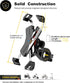 New Bike Phone Mount with Stainless Steel Clamp Arms Anti Shake and Stable 360° Rotation Bike Accessories/Bike Phone Holder for Any Smartphones GP...