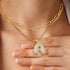 Bubble Initial Necklaces for Women 14k Gold Plated Balloon A-Z Letter Necklace Trendy Fashion Jewelry Gifts for Teen Girls Girlfriend...