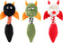 Plush Dog Toys - Squeaky Dog Toys/Cat Toys - 17 Inch - Pet Toys for Large/Small Dogs (Black, Red, Green 3 Colors) (Greener)...