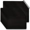 Koolmox 20 Makeup Bags in Bulk, 9x7 Large Plain Black Canvas Pouch with Zipper, Cotton Cosmetic Bags Wholesale for Painting, Heat Transfer Printin...