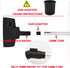 EZ SPARES 35mm to32mm & 32mm to35mm Vacuum Hose, Adapter Kit Compatible with Normal round interface Vacuum Cleaner Plastic Adaptor(2Pcs)...