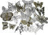 Assorted Butterfly Charm Pendant Connector for DIY Jewelry Making Findings(21pcs,Big Size)...