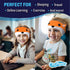 CozyPhones Kids Headphones Volume Limited with Thin Speakers & Super Soft Fleece Headband - Perfect Toddlers & Children's Earphones for Home, Scho...