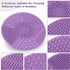 BTSKY 5 Pack Silicone Brush Cleaning Mat, Paint Brush Cleaner Mat with Suction Cup, Stylish Cosmetic Brush Cleaner Pad, Practical Brush Cleaner Ac...