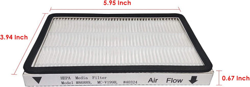 ATXKXE Vacuum Cleaner Filter Replacement for Sears Kenmore EF-1, Part 86889,mc-v194h,53295,EF-1,3pack...